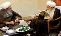 قدردانی حضرت آیت الله العظمی صافی گلپایگانی از آیت الله ری شهری در تالیف کتاب حکت نامه فاطمی