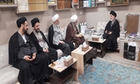 دیدار رئیس پژوهشگاه قرآن و حدیث و رئیس پژوهشکده کلام اهل بیت علیهم السلام با تولیت شرعی حرم عتبه عباسیه