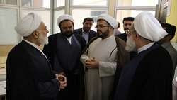 بازدید حجت الاسلام و المسلمین ناطق نوری از پژوهشکده اخلاق و روان شناسی اسلامی پژوهشگاه قرآن و حدیث